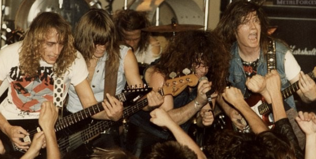 Cartel y recuerdos de la escena thrash metal de la Bay Area