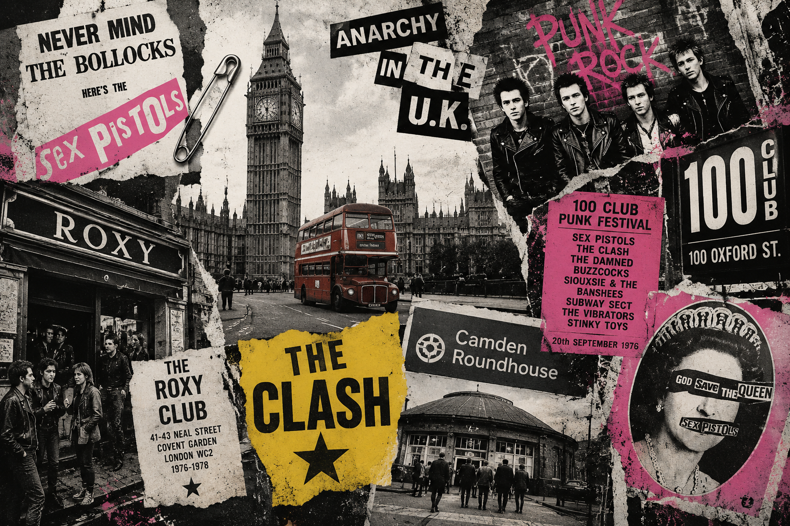 La ruta del punk británico: cuando Londres decidió romperlo todo
